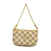 Louis Vuitton Vintage Pre-owned Tyg louis-vuitton-vskor White, Dam