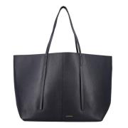 By Malene Birger Svart Läder Toteväska Black, Dam