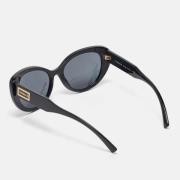 Versace Pre-owned Pre-owned Acetat solglasgon Black, Dam