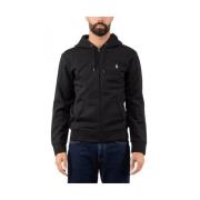 Ralph Lauren Zip Sweatshirt Black, Herr