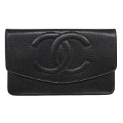 Chanel Vintage Pre-owned Laeder plnbcker Black, Dam