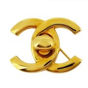 Chanel Vintage Pre-owned Tyg chanel-smycken Yellow, Dam