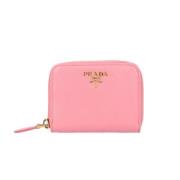 Prada Vintage Pre-owned Laeder plnbcker Pink, Dam