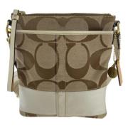 Coach Pre-owned Pre-owned Canvas axelremsvskor Beige, Dam