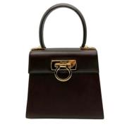 Salvatore Ferragamo Pre-owned Pre-owned Laeder handvskor Brown, Dam