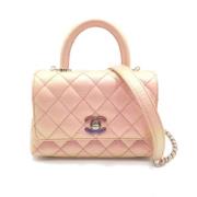 Chanel Vintage Pre-owned Tyg chanel-vskor Pink, Dam