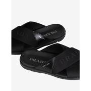 Prada Vintage Pre-owned Laeder sandaler Black, Herr