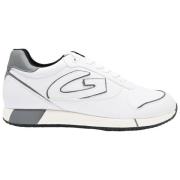 Alberto Guardiani Låg Man Läder Sneakers Vit/Grå White, Herr