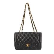 Chanel Vintage Pre-owned Laeder chanel-vskor Black, Dam