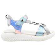 Elena Iachi Swing Sandaler i Himmel/Silver Multicolor, Dam