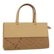 Burberry Vintage Pre-owned Laeder handvskor Beige, Dam