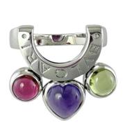 Bvlgari Vintage Pre-owned Vitt guld ringar Multicolor, Dam