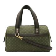 Louis Vuitton Vintage Pre-owned Canvas handvskor Green, Dam