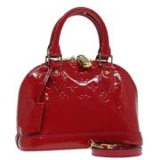 Louis Vuitton Vintage Pre-owned Laeder handvskor Red, Dam