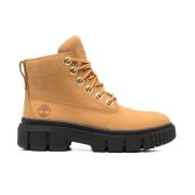 Timberland Brun Mid Lace-Up Boot Brown, Dam