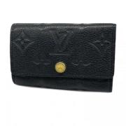 Louis Vuitton Vintage Pre-owned Tyg nyckelhllare Black, Unisex