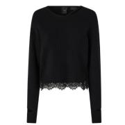 Pinko Stiliga Sweaters Kollektion Black, Dam