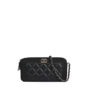 Chanel Vintage Pre-owned Laeder chanel-vskor Black, Dam