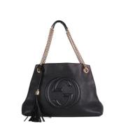 Gucci Vintage Pre-owned Laeder gucci-vskor Black, Dam