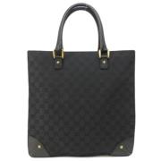 Gucci Vintage Pre-owned Canvas gucci-vskor Black, Dam