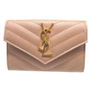 Yves Saint Laurent Vintage Pre-owned Laeder plnbcker Pink, Dam