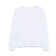 Msgm 01C Sweatshirt White, Dam