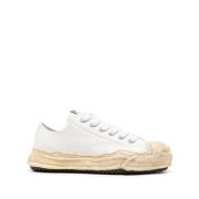 Maison Margiela Vita Canvas Sneakers med Logopatch White, Herr