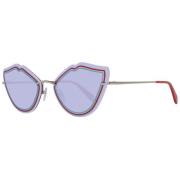 Emilio Pucci Silver Cat Eye Solglasögon Purple, Dam