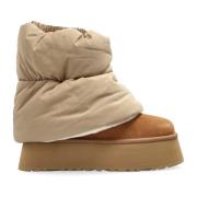 UGG Snö stövlar W Classic Mini Dipper Puffer Brown, Dam