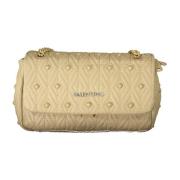 Valentino by Mario Valentino Beige Kedja Crossbody Väska med Dragkedja...