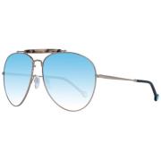 Tommy Hilfiger Silver Kvinnors Aviator Solglasögon Gray, Dam