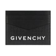 Givenchy Korthållare i Micro 4G läder Black, Herr