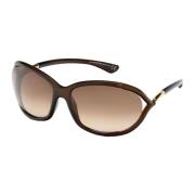 Tom Ford Mörkbrun/brun solglasögon Brown, Dam