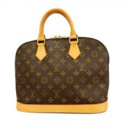 Louis Vuitton Vintage Pre-owned Canvas handvskor Brown, Dam