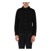 Mauro Grifoni Bicolour Cardigan med knappstängning Black, Herr