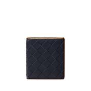 Bottega Veneta Flätad Bi-Fold Plånbok Black, Herr