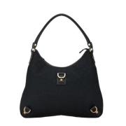 Gucci Vintage Pre-owned Canvas axelremsvskor Black, Dam