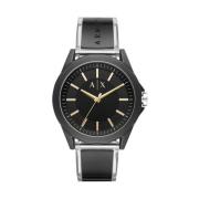 Armani Exchange Svart herrmodellur Black, Herr