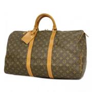 Louis Vuitton Vintage Pre-owned Tyg louis-vuitton-vskor Brown, Dam