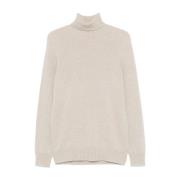 Roberto Collina Stiliga Sweaters Kollektion Beige, Herr