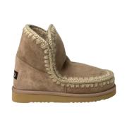 Mou Eskimo Stil Ankelboots Brown, Dam