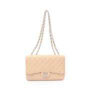 Chanel Vintage Pre-owned Laeder chanel-vskor Beige, Dam