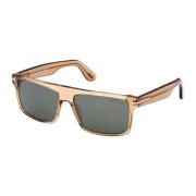 Tom Ford Stiliga solglasögon med modell Ft0999 Brown, Herr