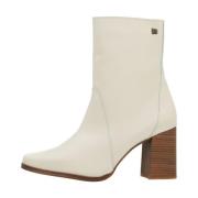 Mtng Ankle Boots Beige, Dam