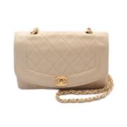 Chanel Vintage Pre-owned Laeder chanel-vskor Beige, Dam