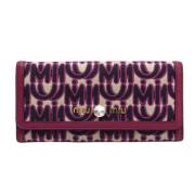 Miu Miu Pre-owned Pre-owned Canvas plnbcker Multicolor, Dam