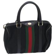 Gucci Vintage Pre-owned Canvas handvskor Black, Dam