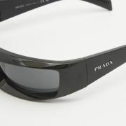 Prada Vintage Pre-owned Acetat solglasgon Black, Herr