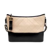 Chanel Vintage Pre-owned Laeder chanel-vskor Beige, Dam