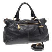 Prada Vintage Pre-owned Laeder handvskor Black, Dam